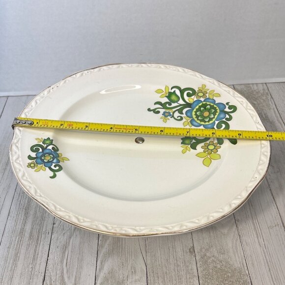 Vintage Single Tier Cake Stand Weather by Hanley England Royal Falcon Ware - Picture 4 of 5